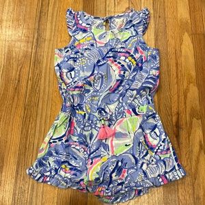 GUC Lilly Pulitzer Romper Size M (6/7)